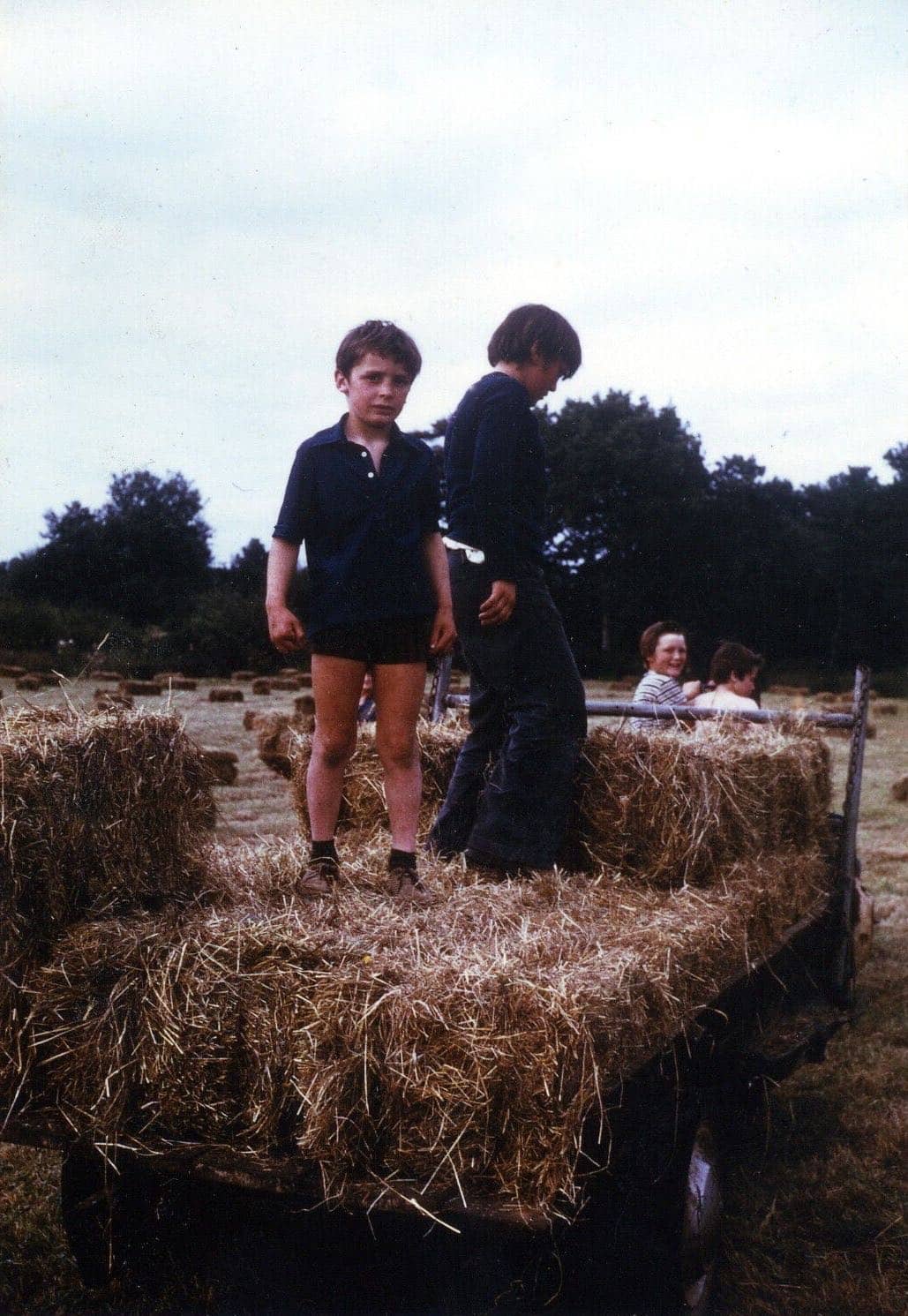 photo de la moisson à Kerguir