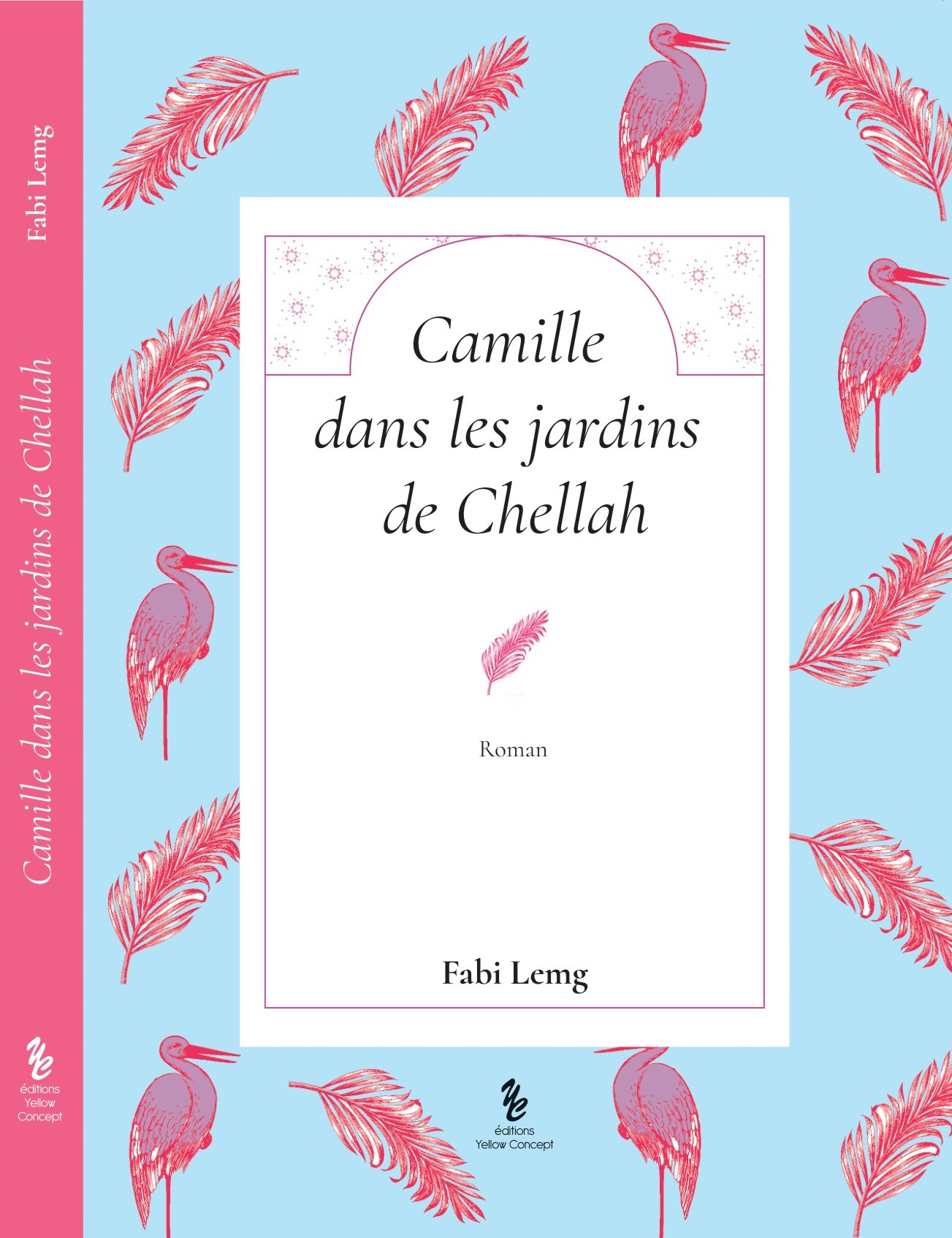 Camille dans les jardins de Chellah photo de couverture
